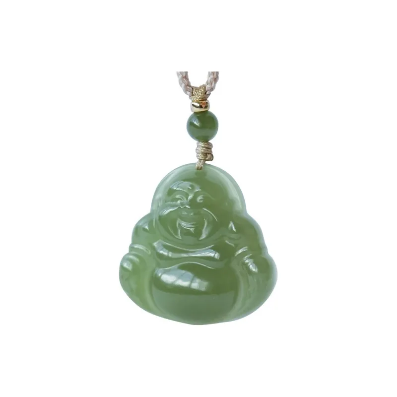 Andaozi Hetian Jade Pendants Pale Greenish White Jade Women's-0