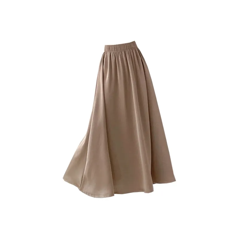 Concubine Zhu Casual Long Skirt Women's Pink-9