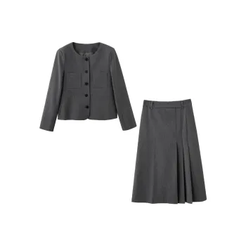 DonnaZilan Two Piece Skirt Sets Women's