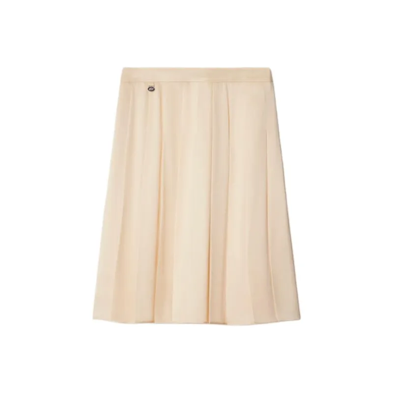 Burberry FW24 Casual Short Skirts Women's Beige-0