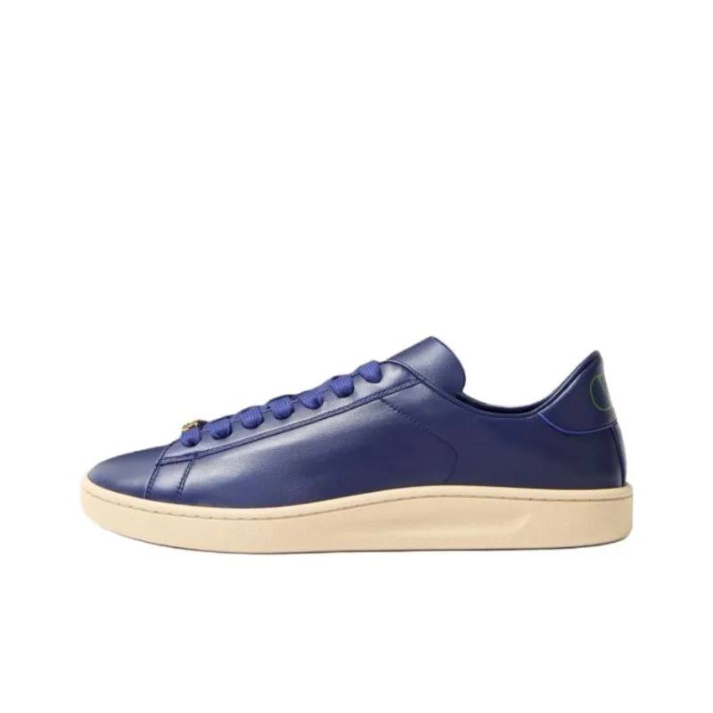 Valentino Royco Low Top Skateboard Shoes Men's Blue-0