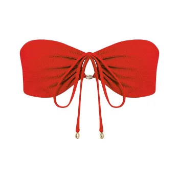 Victoria's Secret BLUEBELLA Shala Multi-way Bandeau Bikini Top / TR Bikini Women's Tomato Red