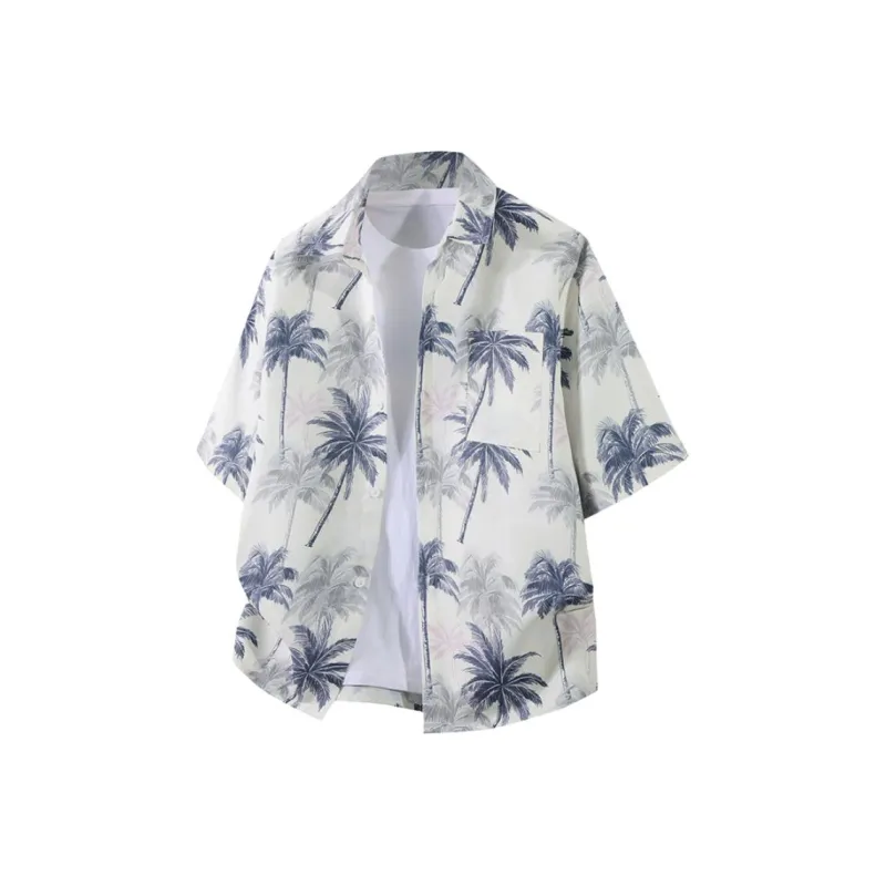 APUNCHLINEWORKSHOP Summer Hawaii Style Shirt Men's-2