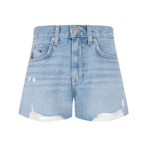 Tommy Hilfiger Denim Shorts Women's Denim Blue