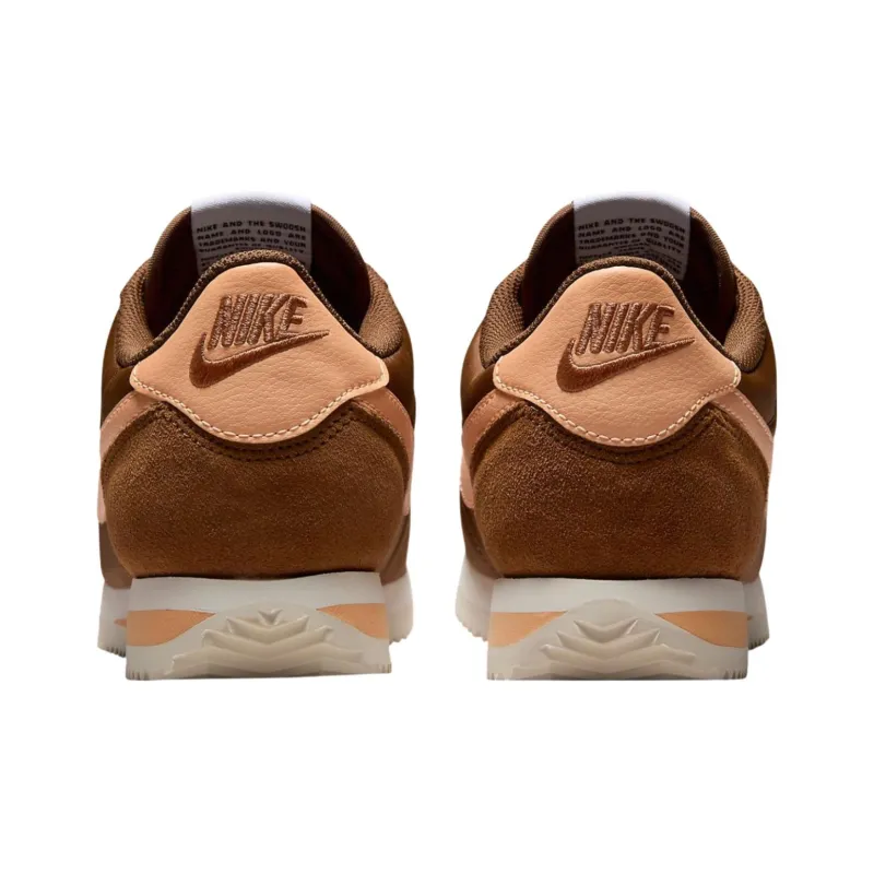 Nike Cortez Anti Slip Wear Resistant Low Top Casual Shoes Unisex Tan-4