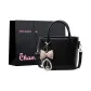 Black+Charm+Shopping Bag
