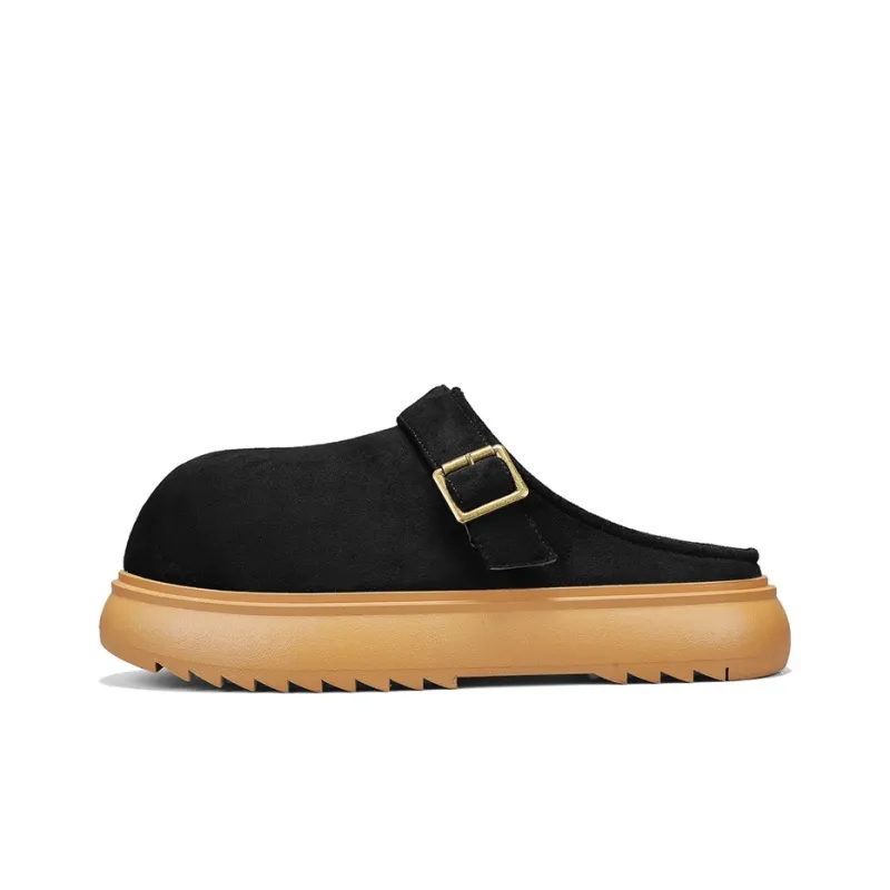 TEXWOOD Stitching Abrasion Resistant Closed Toe Slippers Men's Box-1