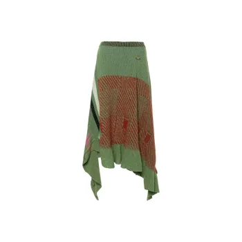 Vivienne Westwood High Waist Highlander Midi Skirt