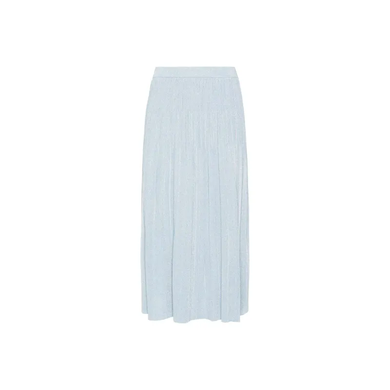 Zimmermann Waverly Lurex detail Ribbed Skirt-0