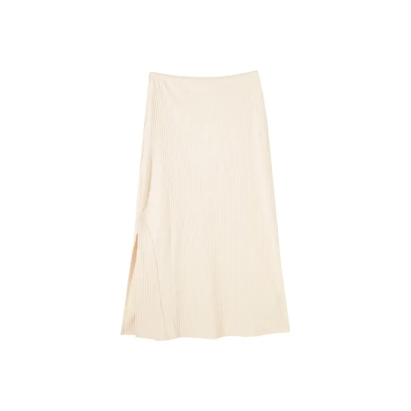 PUMA OWN THE SPOTLIGHT Casual Long Skirt Women's Snow-0