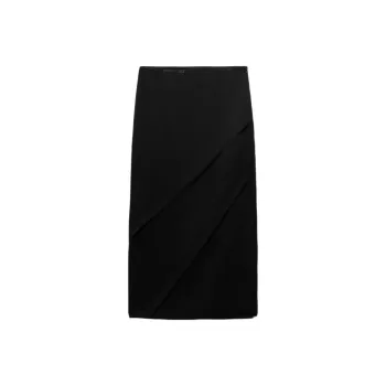 ZARA Casual Long Skirt Women's Black