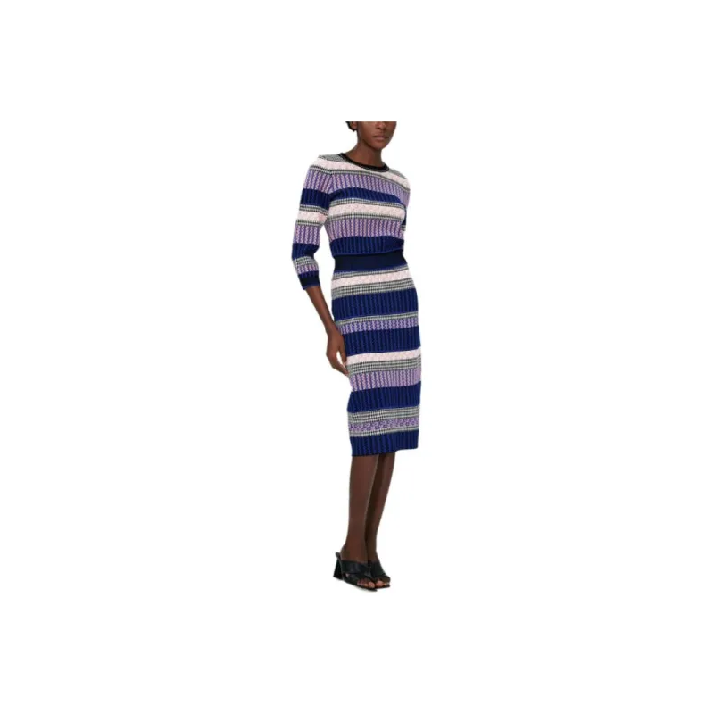 DVF Diane Von Furstenberg Bernarda Patterned jacquard Skirt-0