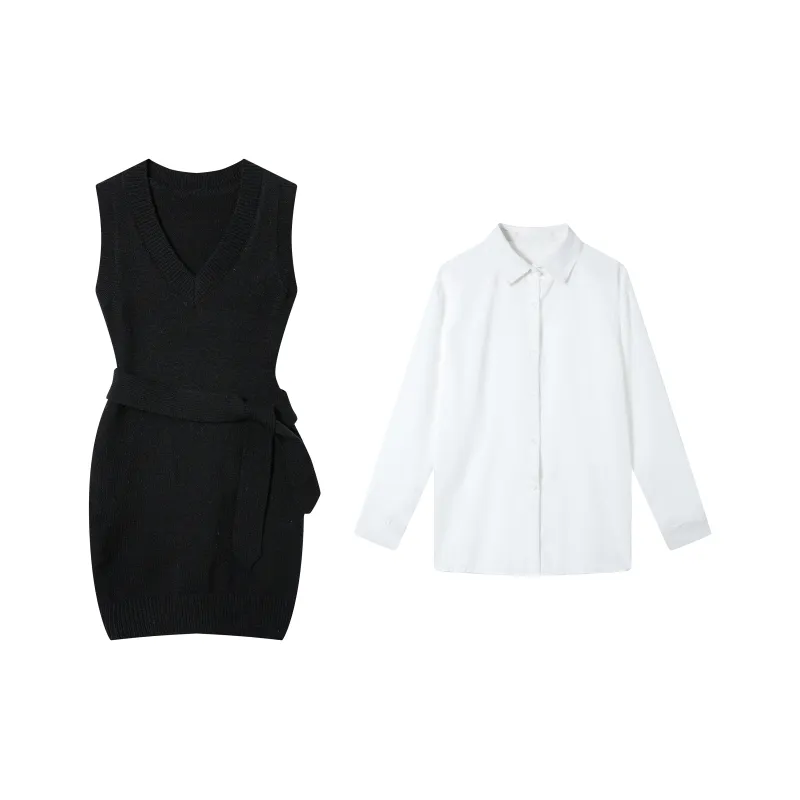 Adeworn Two Piece Skirt Sets Women's-10