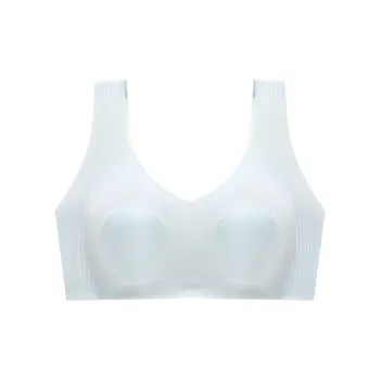 QIANLINGMEI Ice Silk Underwear Women's Ultra Thin Bra Women's