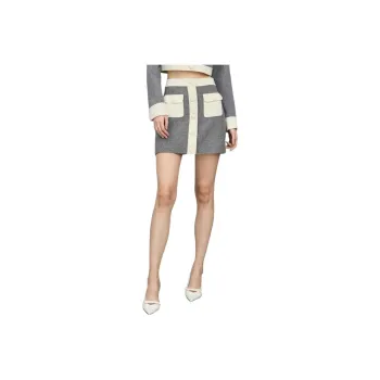 Bebe Casual Short Skirts Women's Gray