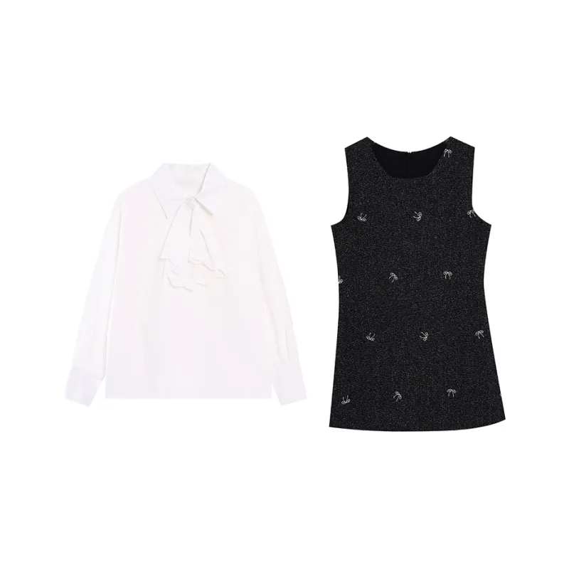HAPG Two Piece Skirt Sets Women's-0