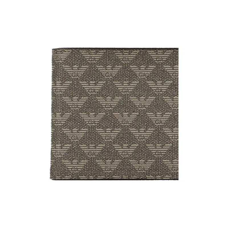 EMPORIO ARMANI Card Holder Wallet Men's Brown-4