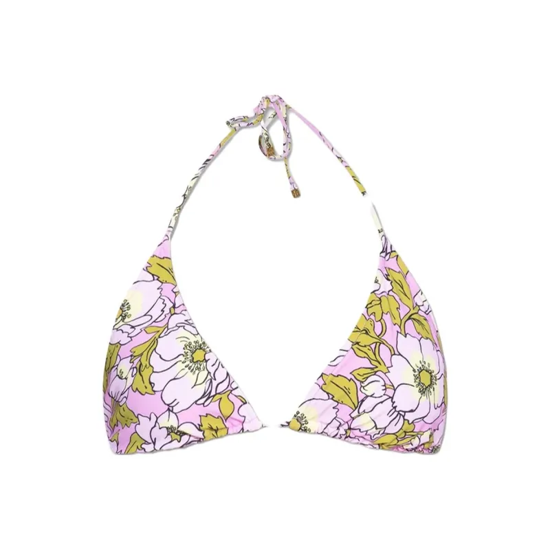 TORY BURCH Floral Printed String Bikini Top-0