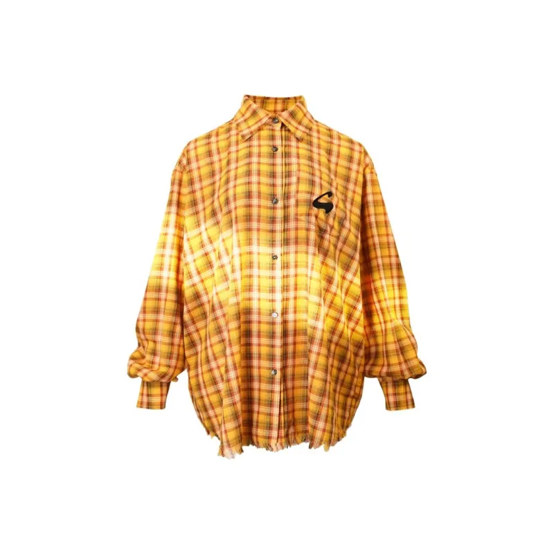 NEAR HERE Shirts Unisex Yellow-0
