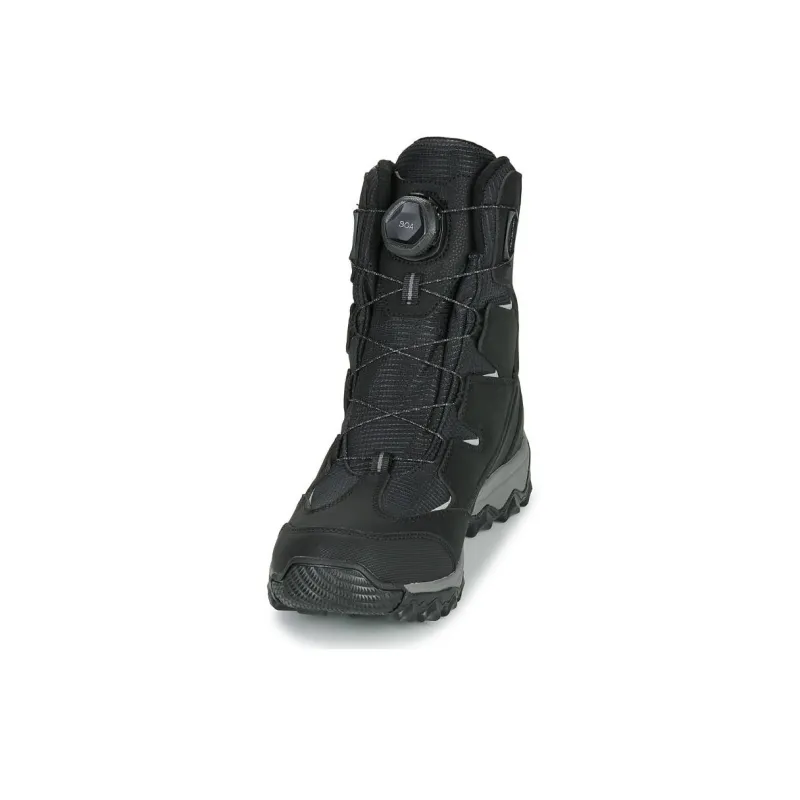 MEINDL Slip Resistant, Abrasion Resistant, Waterproof, And Breathable High Top Hiking Shoes Men's Black-2