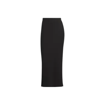Adidas LOUNGE RIB SKIRT Casual Long Skirts Women's Black