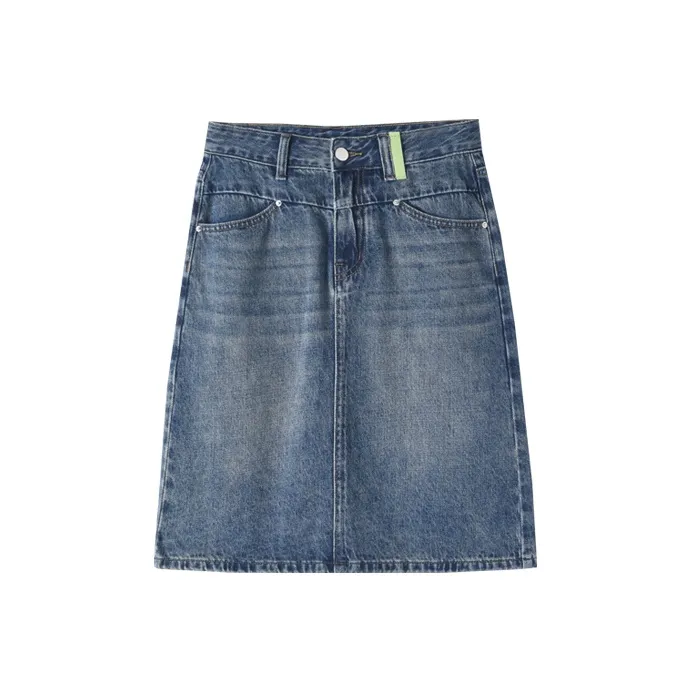 HIPPIEMISS Denim Short Skirts Women's Blue-0