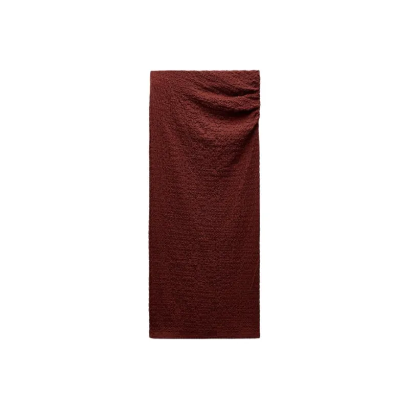 ZARA Casual Long Skirts Women's Red-0