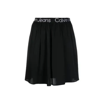 Calvin Klein Logo waist Mini Skirt