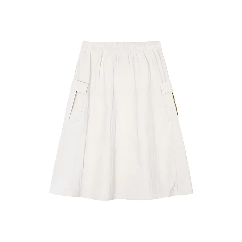 Anta x ZHONGGUOGUOJIADILI,LIANMINGKUAN Outdoor Collection Casual Long Skirt Women's Jade Gray-0
