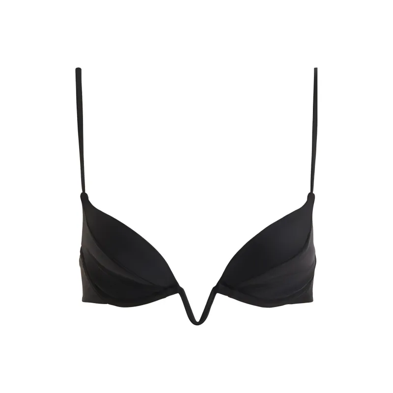 Mugler H&M Padded Bikini Top Black-0