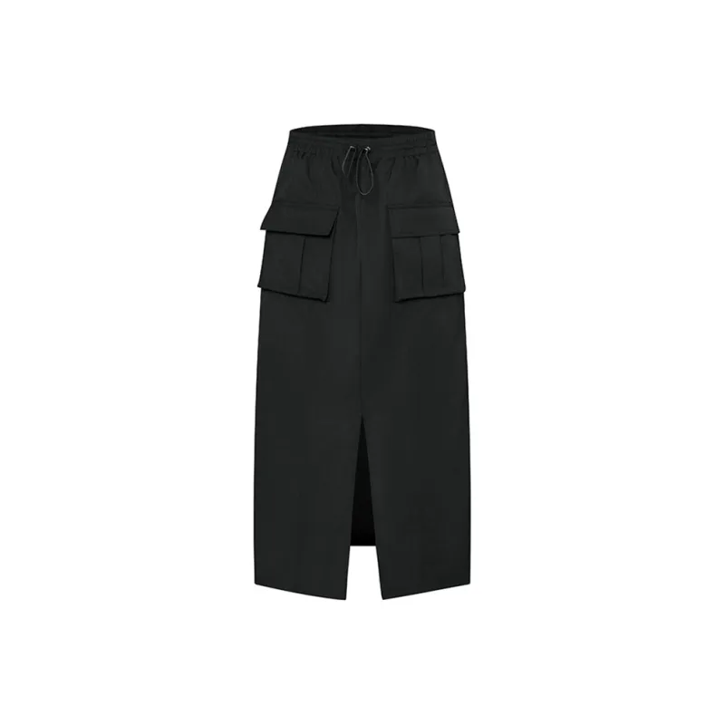 NAVIGARE Casual Long Skirt Women's Night Black-0