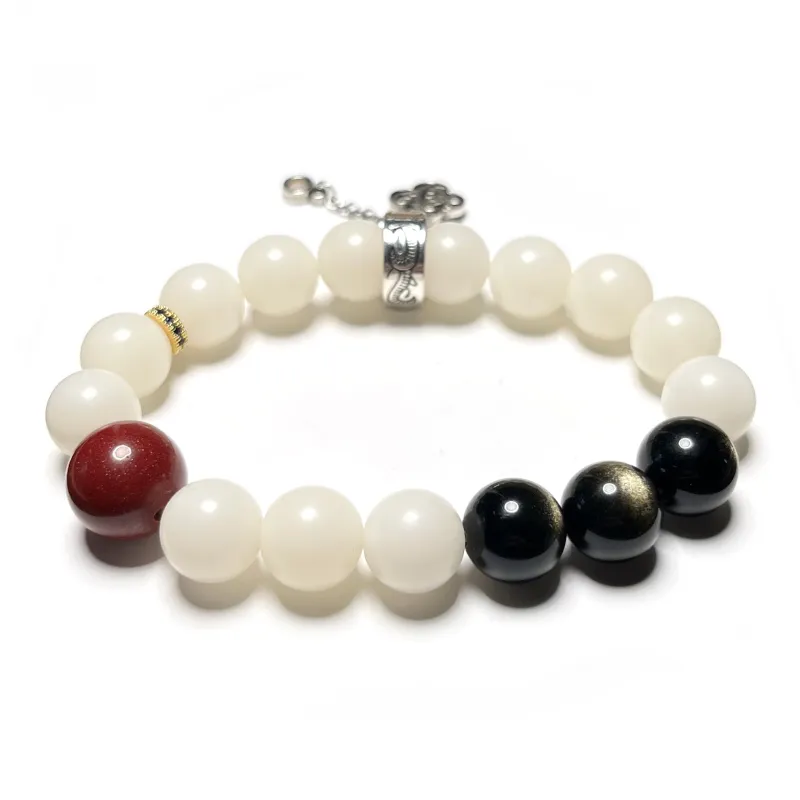 CUIJING White Jade Bodhi Bracelets Unisex-4