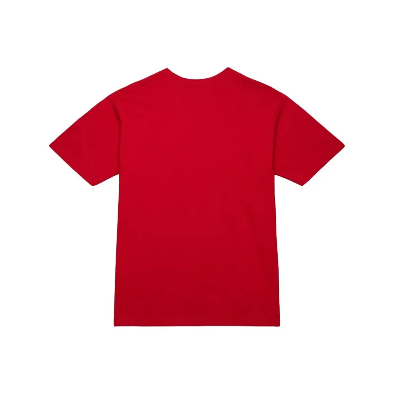 Mitchell & Ness SS25 T Shirt Unisex Red-1