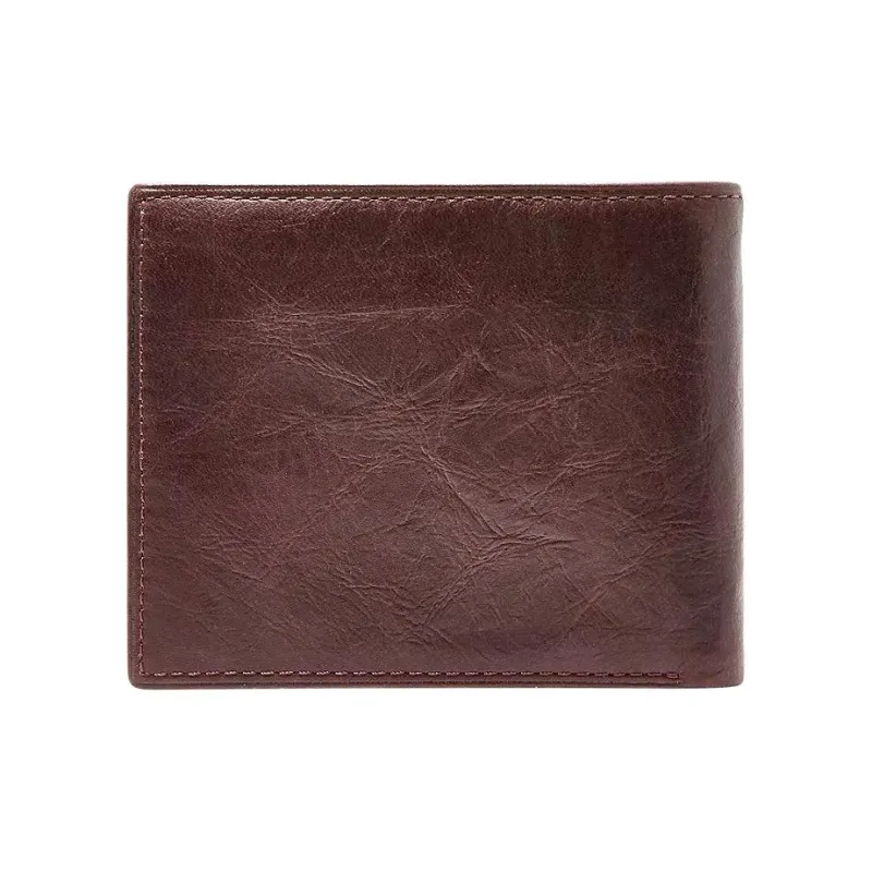 FOSSIL Leather Wallet Men's Brown-1