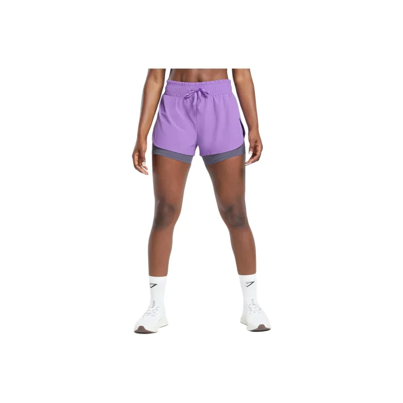 GYMSHARK Sports Shorts Women's Grape Purple-0