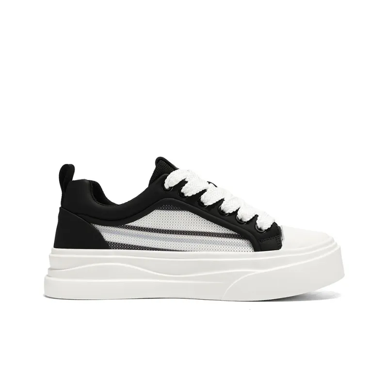 SUPEREDGE Cushioning, Impact Resistant, Abrasion Resistant Low Top Skateboard Shoes Men's Black-1