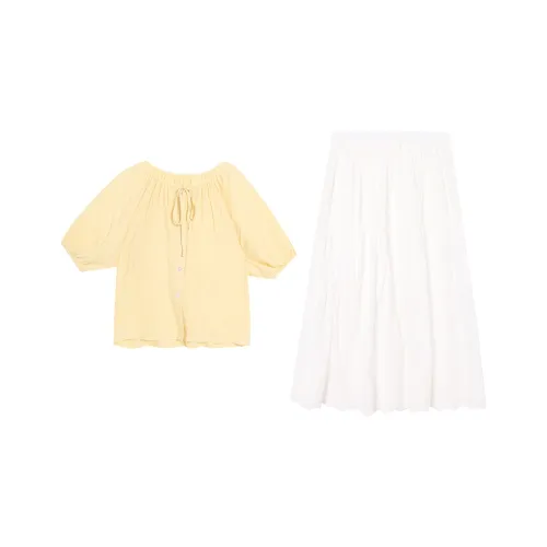 WOWI Two Piece Skirt Sets Women's