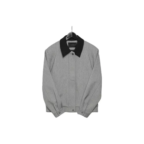 RAYSHOW Jackets Coats Men's Light Gray