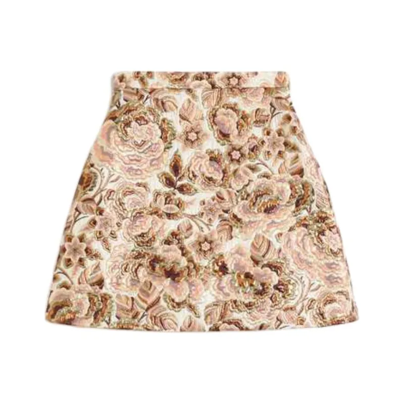 Valentino Après L'hiver Floral Patterned Mini Skirt-0