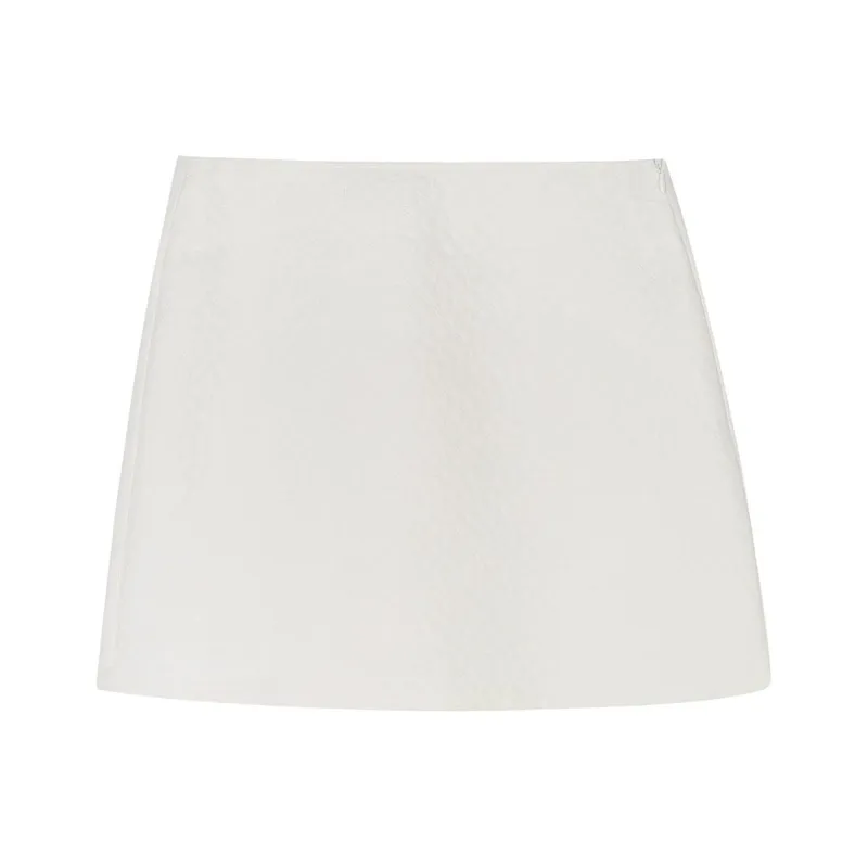 XINBANGBANG Casual Short Skirts Women's Apricot-0