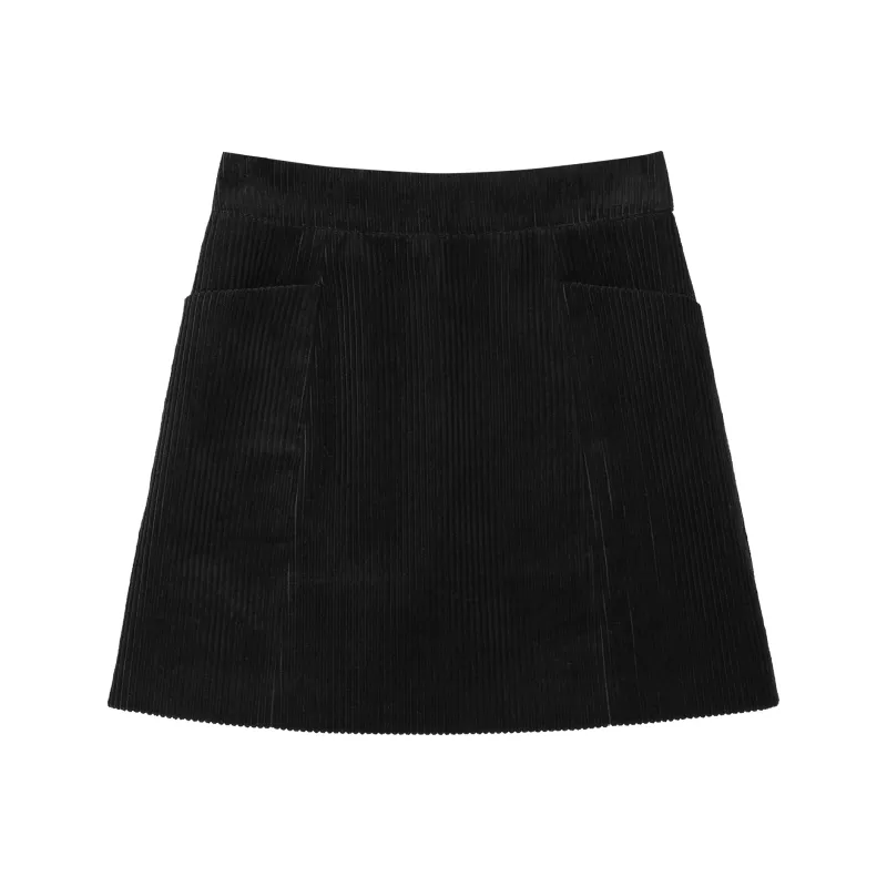 Fstudio Casual Short Skirts Women's Black-0