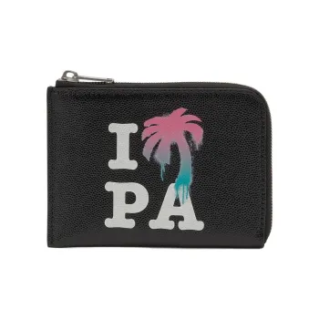 PALM ANGELS I Love Pa Coin Purse Black/Multi