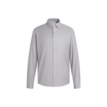 DANIEL HECHTER Shirt Men's Silver Gray