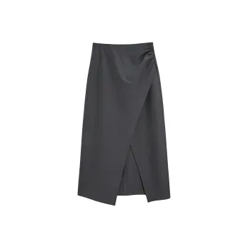 Love To Serve Casual Long Skirt Women's Dark Gray