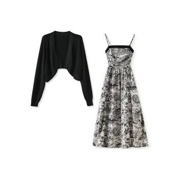 CHARM PICK Skirt Set Women's Black