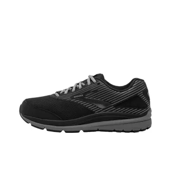 Brooks Anti Slip Wear Resistant Low Top Casual Running Shoes Men's Black