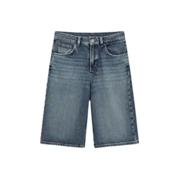 Massimo Dutti Denim Shorts Women's Denim Blue