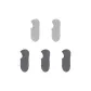 Dark Gray﹡3+Light Gray﹡2