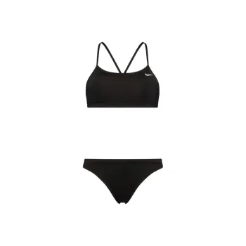 Nike Essential Women's Racerback Bikini Split Swimsuit Women's Black