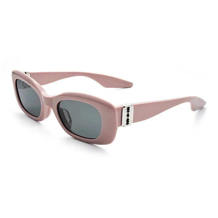 THE OWNER Plate Frame Rectangular Sunglasses Unisex-7